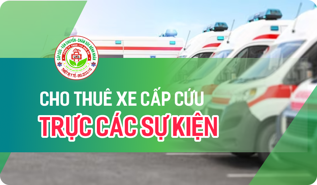 Cho thuê xe cấp cứu trực các sự kiện